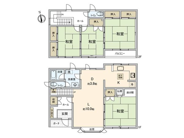 星置1条1丁目 戸建 間取図(平面図) 星置1条1丁目 戸建 間取図(平面図)