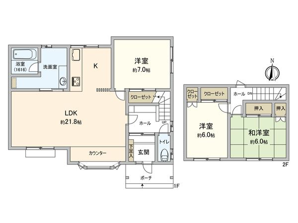 発寒16条2丁目 戸建 間取図(平面図) 発寒16条2丁目 戸建 間取図(平面図)