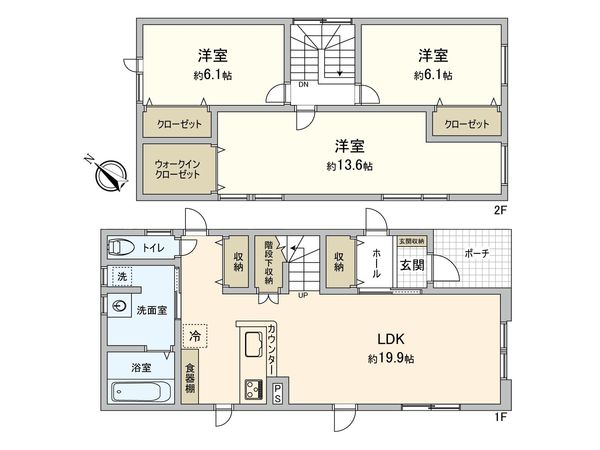 八軒4条西4丁目 戸建 間取図(平面図) 八軒4条西4丁目 戸建 間取図(平面図)