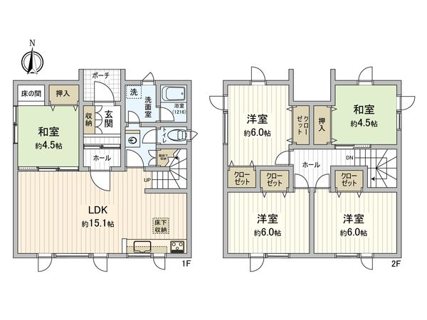 星置2条3丁目 戸建 間取図(平面図) 星置2条3丁目 戸建 間取図(平面図)