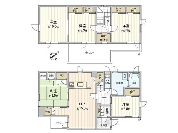 西野5条7丁目 戸建 間取図(平面図) 西野5条7丁目 戸建 間取図(平面図)