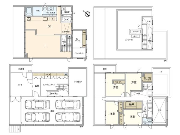 小樽市新光町 戸建 間取図(平面図) 小樽市新光町 戸建 間取図(平面図)