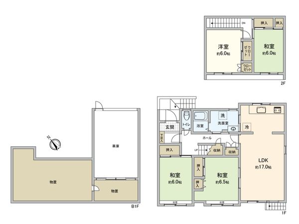 福井7丁目 戸建 間取図(平面図) 福井7丁目 戸建 間取図(平面図)