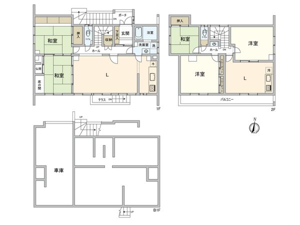 星置2条7丁目 戸建 間取図(平面図)