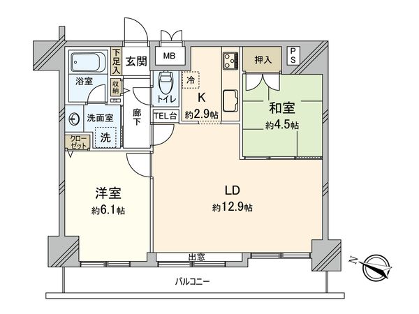 クラッセ発寒中央ガーデンハウス 間取図(平面図) クラッセ発寒中央ガーデンハウス 間取図(平面図)