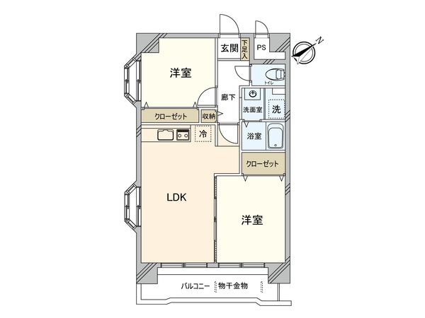 ダイアパレス琴似第2 間取図(平面図)