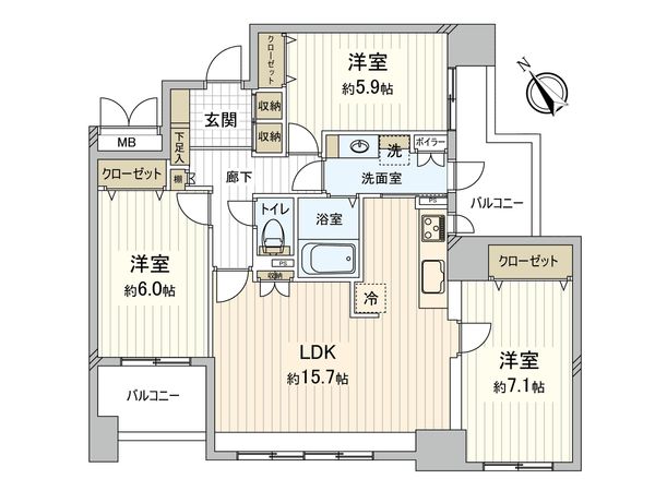 間取図(平面図)