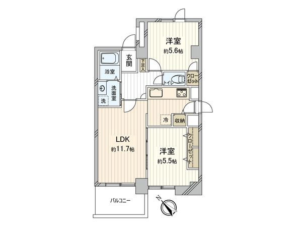 アルファコート二十四軒 間取図(平面図) 間取図(平面図)