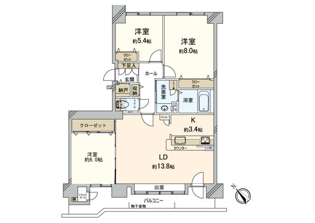 ロジェエルムの杜 間取図(平面図)