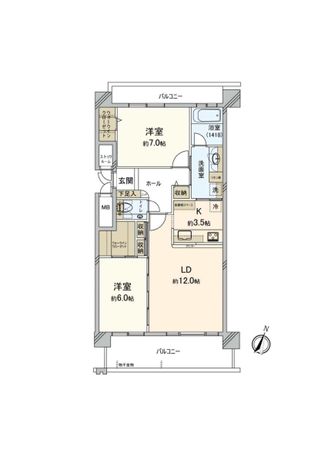 間取図(平面図)