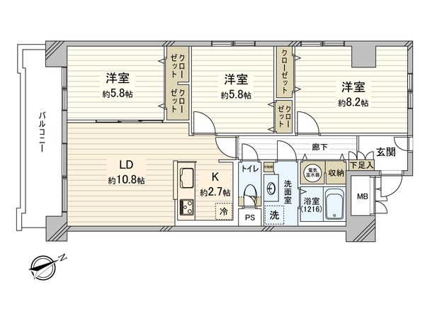 西野パークハウス 間取図(平面図) 西野パークハウス 間取図(平面図)