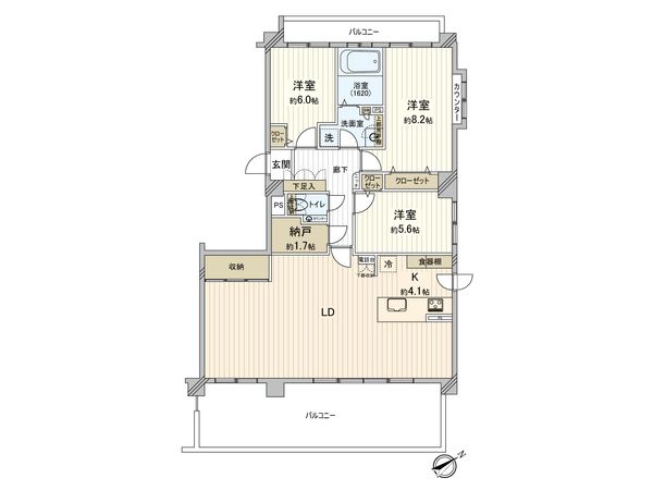 クルーザーバレー宮の沢Ⅲ 間取図(平面図) クルーザーバレー宮の沢Ⅲ 間取図(平面図)