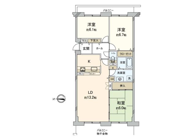 間取図(平面図)