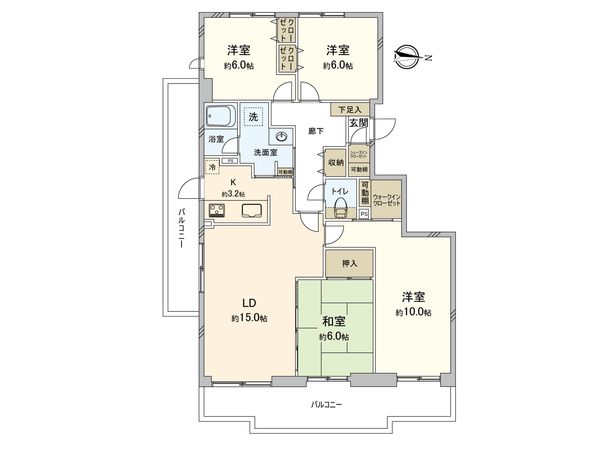 パーソナルヒルズ宮の沢 ファーストステージ 間取図(平面図) 間取図(平面図)