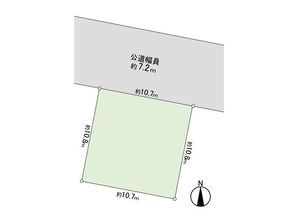 北16条東16丁目 土地 区画図 北16条東16丁目 土地 区画図