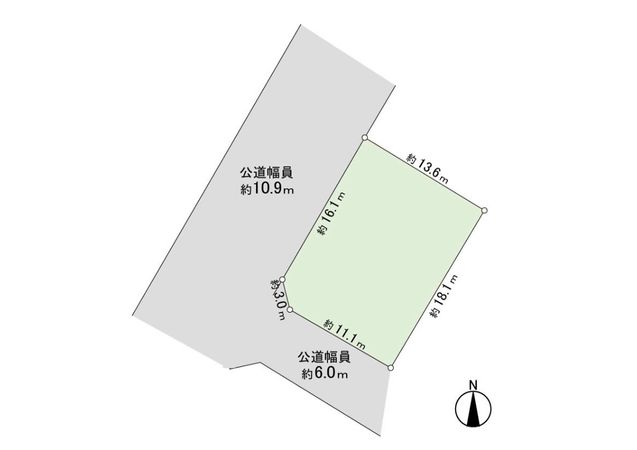 東苗穂14条3丁目 土地 区画図 東苗穂14条3丁目 土地 区画図