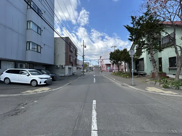 南側前面道路写真