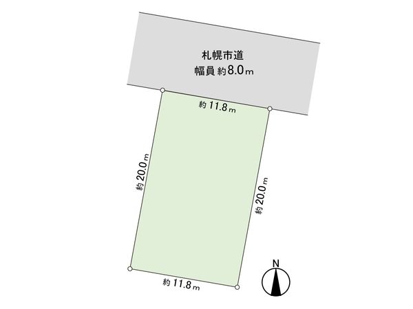 北37条東29丁目 土地 区画図 北37条東29丁目 土地 区画図