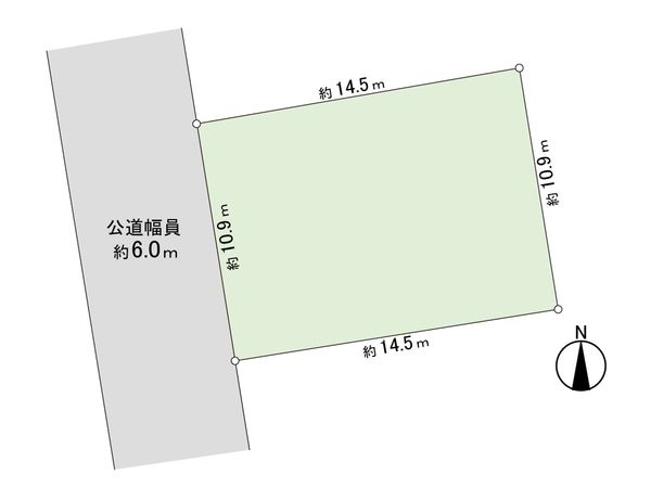 北35条東6丁目 土地 区画図 北35条東6丁目 土地 区画図