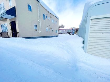 北27条東4丁目 土地 前面道路含む外観