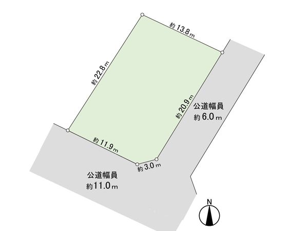 本町2条5丁目 戸建 区画図 区画図