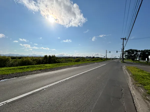 札幌市道 幅員約15.0ｍ～18.1ｍ（不定幅）