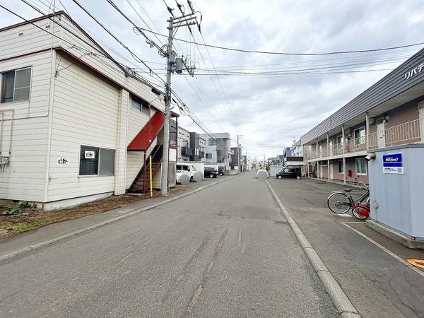 北45条東7丁目 土地 前面道路含む外観 北45条東7丁目 土地 前面道路含む外観