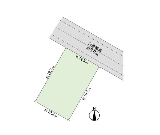 伏古4条3丁目 土地 区画図 伏古4条3丁目 土地 区画図