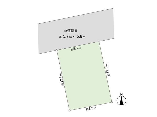 北47条東17丁目 土地 区画図 北47条東17丁目 土地 区画図