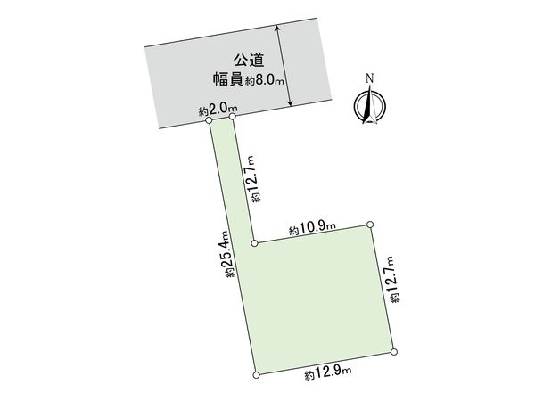北45条東13丁目 土地 区画図 北45条東13丁目 土地 区画図