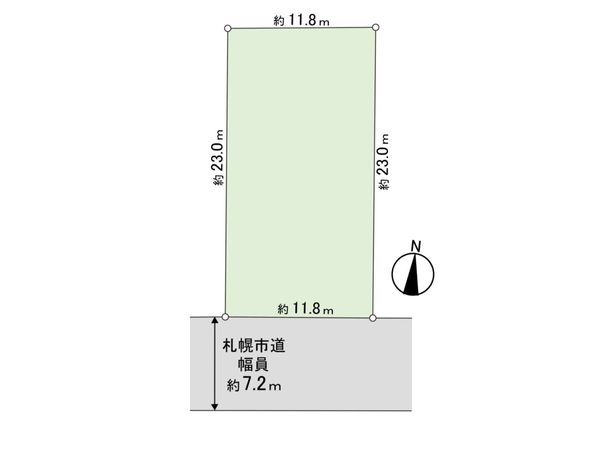 北22条東16丁目 土地 区画図 北22条東16丁目 土地 区画図