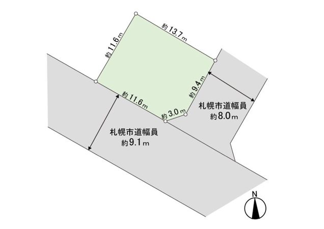東苗穂8条2丁目新築戸建 17号棟 間取図(平面図) 東苗穂8条2丁目新築戸建 17号棟 間取図(平面図)