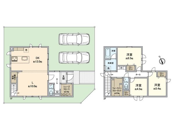 東苗穂8条2丁目新築戸建 17号棟 間取図(平面図) 東苗穂8条2丁目新築戸建 17号棟 間取図(平面図)