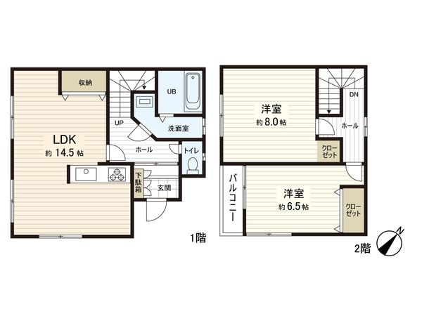 東苗穂12条3丁目 戸建 間取図(平面図) 東苗穂12条3丁目 戸建 間取図(平面図)
