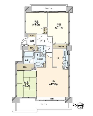 間取図(平面図)