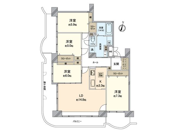 間取図(平面図)