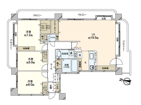 間取図(平面図)