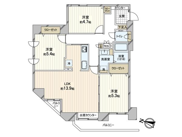 間取図(平面図)
