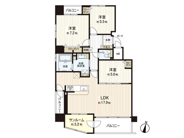 間取図(平面図)