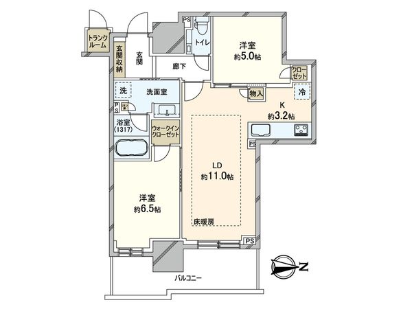 ザ・グランアルト札幌苗穂ステーションタワー 間取図(平面図) ザ・グランアルト札幌苗穂ステーションタワー 間取図(平面図)