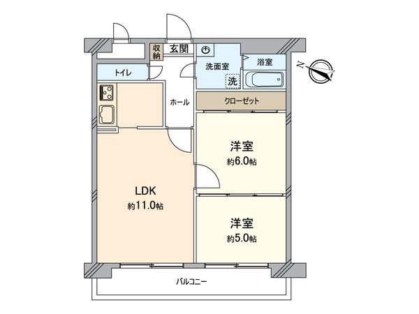 メゾンドルチェ23番館 間取図(平面図) 間取図(平面図)
