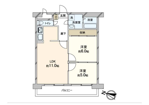 メゾンドルチェ23番館 間取図(平面図) メゾンドルチェ23番館 間取図(平面図)