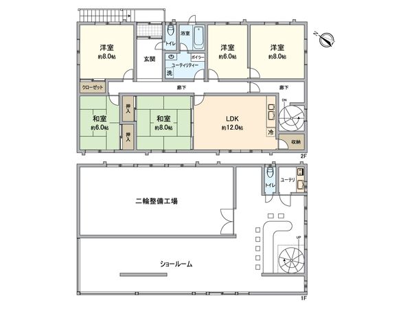 北34条東27丁目 戸建 間取図(平面図) 北34条東27丁目 戸建 間取図(平面図)