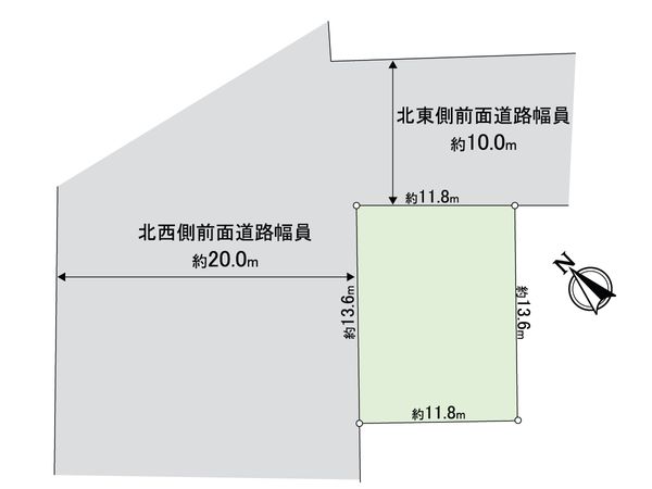 新琴似7条16丁目 土地 区画図 新琴似7条16丁目 土地 区画図