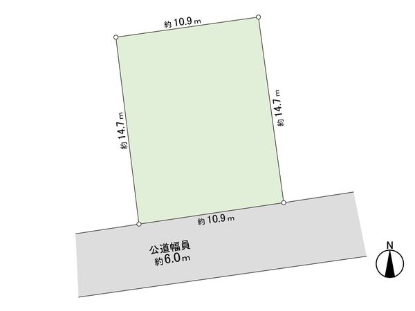 北29条西6丁目 土地 区画図