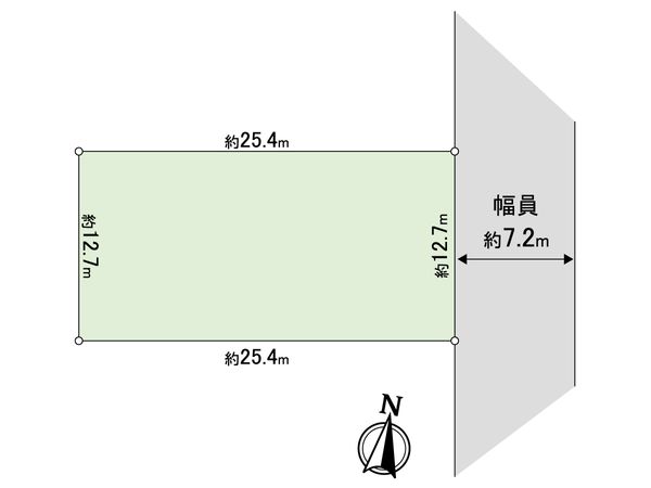 北27条西6丁目 土地 区画図