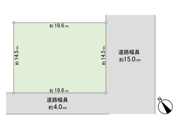 東茨戸2条2丁目 土地 区画図 東茨戸2条2丁目 土地 区画図