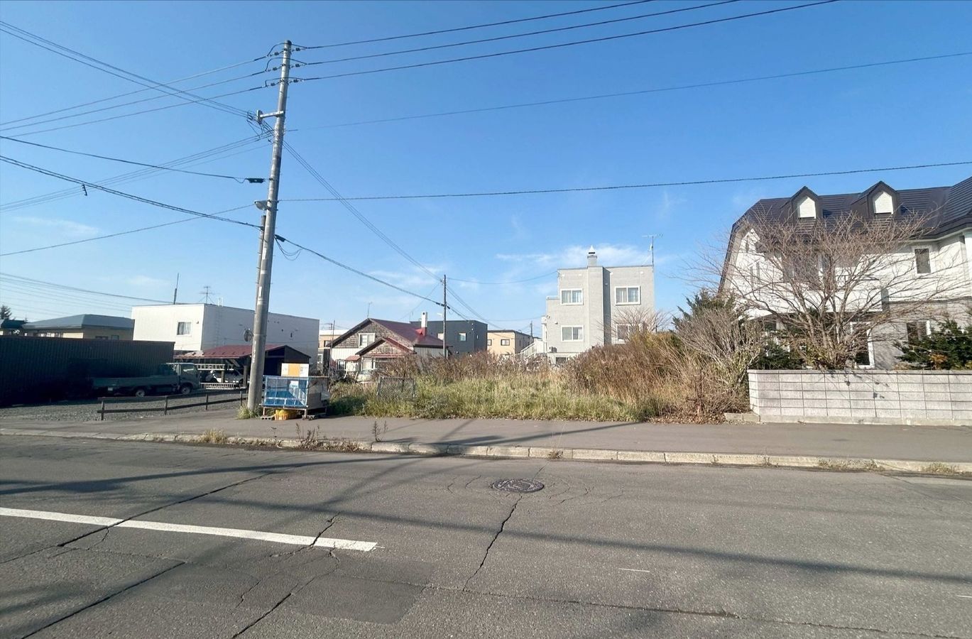 東茨戸2条2丁目 土地 前面道路含む外観 前面道路含む外観