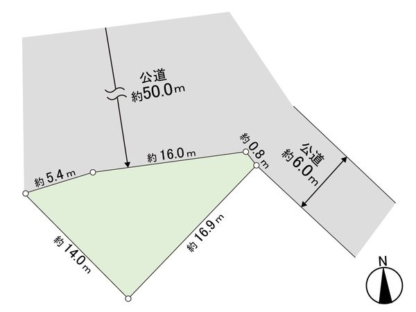 新川3条5丁目 土地 区画図 新川3条5丁目 土地 区画図