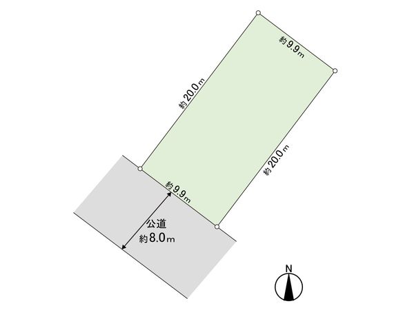 新琴似1条5丁目 土地 区画図